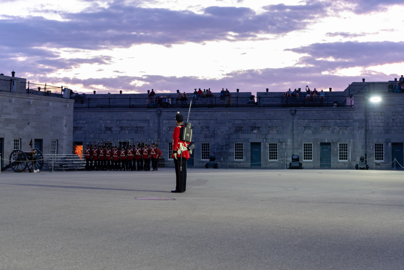 Illustration for article titled Selected Pictures from the Fort Henry Sunset Ceremony 2019 Finale